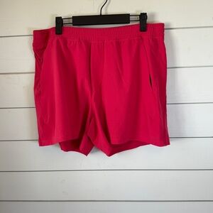 Lululemon pace breaker lined 7” shorts dark pink men’s size XL NWOT